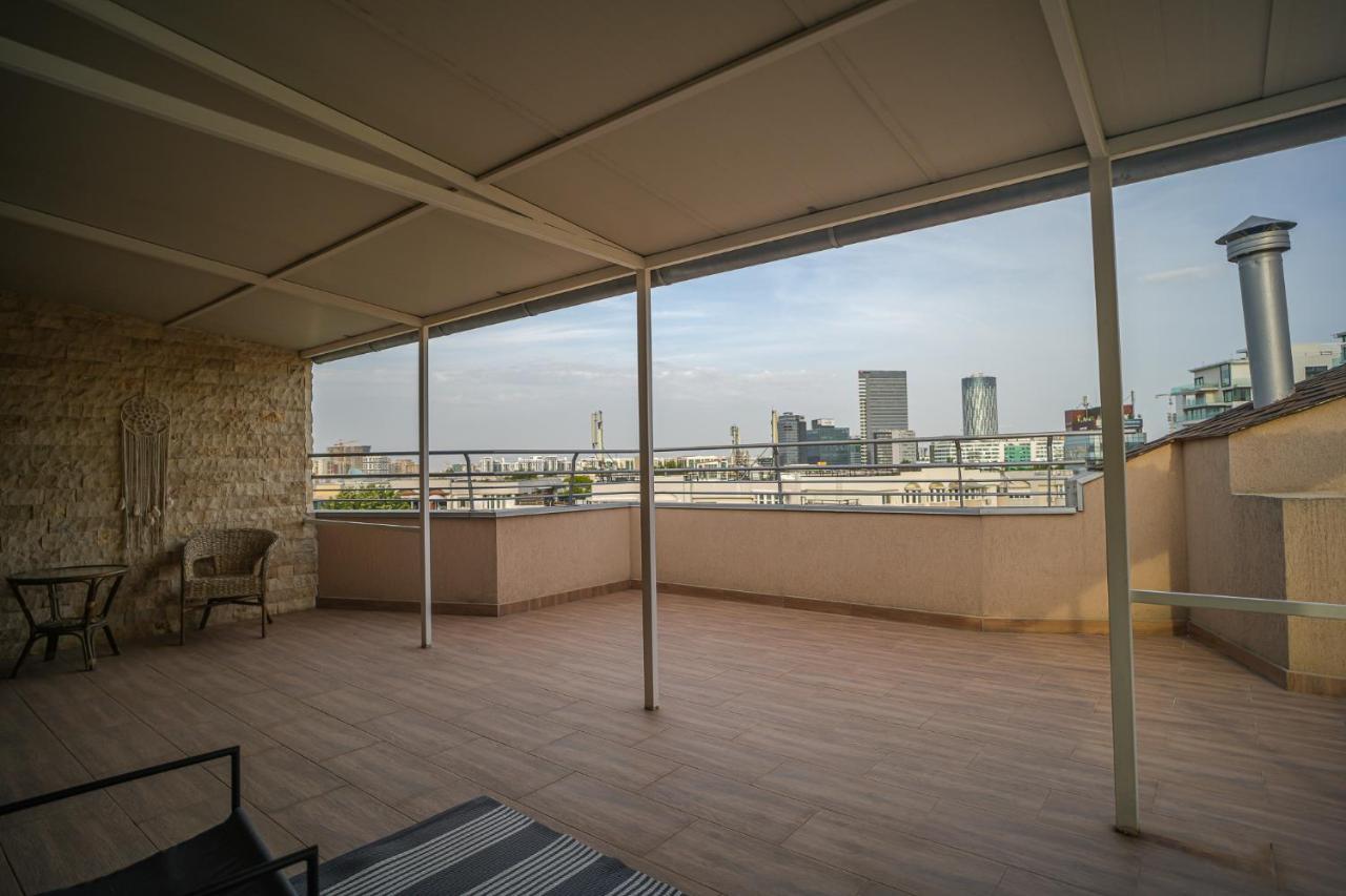 Penthouse With Huge Rooftop & Amazing City View Bukurešť Exteriér fotografie
