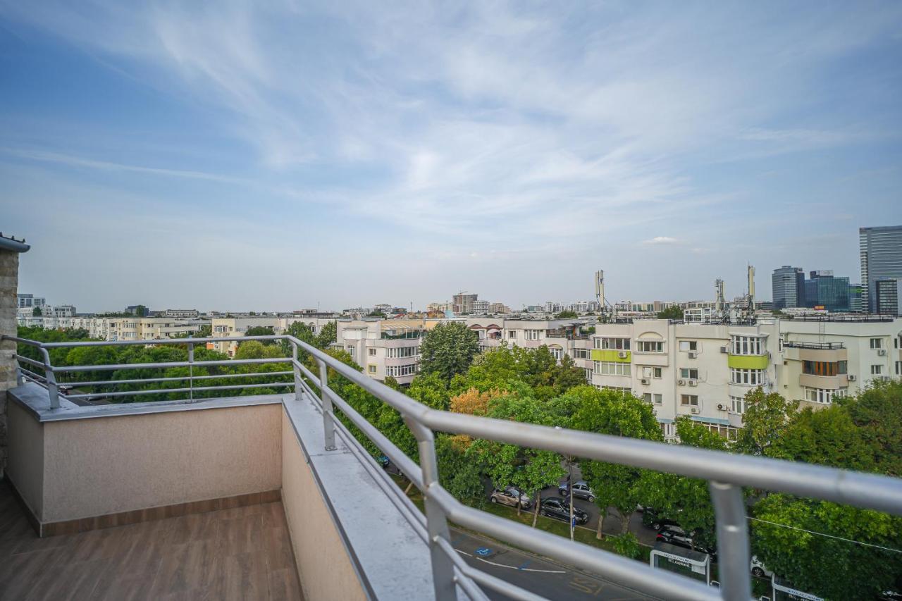 Penthouse With Huge Rooftop & Amazing City View Bukurešť Exteriér fotografie